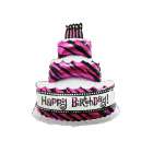 Bal�o para Festas Bolo Happy Birthday! YSBLM32