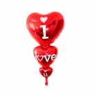 Bal�o para Festas Cora��o Triplo I Love You YSBLY2