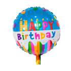 Bal�o para Festas Happy Birthday Colorido