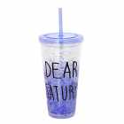 Copo Ice Dear Saturday Azul 450ml