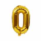 Bal�o N�mero 0 Dourado 16 Polegadas