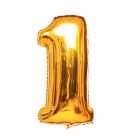 Bal�o N�mero 1 Dourado 16 Polegadas