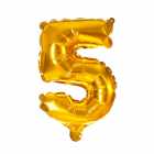 Bal�o N�mero 5 Dourado 16 Polegadas