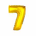 Bal�o N�mero 7 Dourado 16 Polegadas