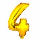 Bal�o N�mero 4 Dourado 32 Polegadas