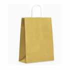 Sacola de Papel Tamanho M�dio Dourado