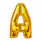 Bal�o Letra A Dourado 32 Polegadas
