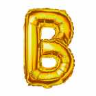 Bal�o Letra B Dourado 32 Polegadas