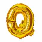 Bal�o Letra Q Dourado 32 Polegadas