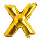 Bal�o Letra X Dourado 32 Polegadas