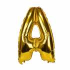 Bal�o Letra A Dourado 16 Polegadas