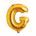 Bal�o Letra G Dourado 16 Polegadas