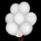 Bal�es de LED Iluminados Branco Liso 5pcs