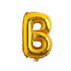 Bal�o Letra B Dourado 16 Polegadas