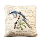 Capa de Almofada P�ssaro Azul