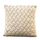 Capa de Almofada Croch� de L� Beige