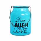 Vaso Decorativo Holly com Asa Met�lica Azul