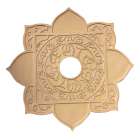 Prato Narguile Basico Dourado