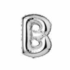Bal�o Letra B Prata 16 Polegadas