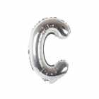 Bal�o Letra C Prata 16 Polegadas