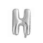 Bal�o Letra H Prata 16 Polegadas