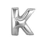 Bal�o Letra K Prata 16 Polegadas
