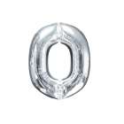 Bal�o Letra O Prata 16 Polegadas