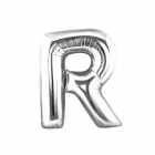 Bal�o Letra R Prata 16 Polegadas