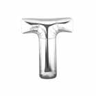 Bal�o Letra T Prata 16 Polegadas