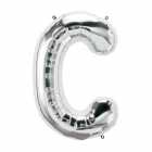 Bal�o Letra C Prata 32 Polegadas
