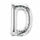 Bal�o Letra D Prata 32 Polegadas