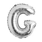 Bal�o Letra G Prata 32 Polegadas