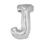 Bal�o Letra J Prata 32 Polegadas