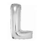 Bal�o Letra L Prata 32 Polegadas