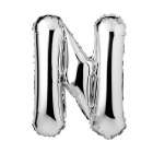 Bal�o Letra N Prata 32 Polegadas