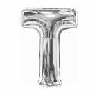 Bal�o Letra T Prata 32 Polegadas