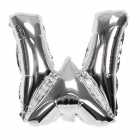 Bal�o Letra W Prata 32 Polegadas