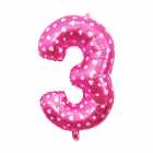 Bal�o N�mero 3 Pink 16 Polegadas