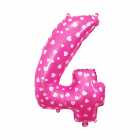 Bal�o N�mero 4 Pink 16 Polegadas