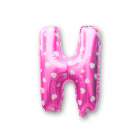 Bal�o Letra H Pink 16 Polegadas