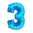 Bal�o N�mero 3 Azul 32 Polegadas