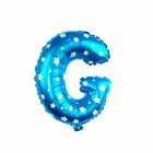 Bal�o Letra G Azul 16 Polegadas