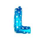 Bal�o Letra L Azul 16 Polegadas