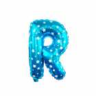 Bal�o Letra R Azul 16 Polegadas