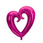 Bal�o para Festas Cora��O Vazado Lil�s