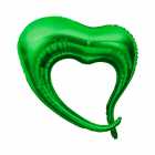 Bal�o para Festas Cora��o YSBLD31 Verde