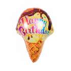 Bal�o para Festas Sorvete Happy Birthday