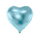 Bal�o para Festas Cora��o SBLP04  Azul Claro