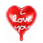 Bal�o para Festas Cora��o I LOVE YOU Vermelho