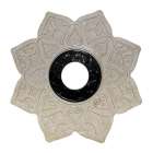 Prato Narguile Invictus New Love Preto M�rmore